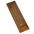 3 Track Solid Oak Dark Stained Wood Board